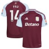 Original Fußballtrikot Aston Villa Pau 14 Heimtrikot 2024-25 Für Herren